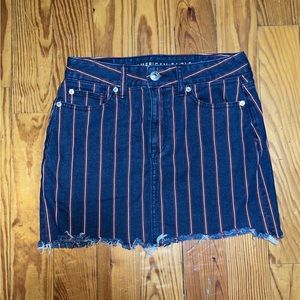 American eagle mini jean skirt